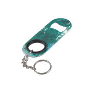 Tak met gouden bladeren Ginko Biloba Mini Flessenopener (Achterkant Gekanteld)