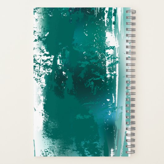 Tak met gouden bladeren Ginko Biloba Notitieboek (Achterkant)