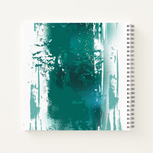 Tak met gouden bladeren Ginko Biloba Notitieboek (Achterkant)