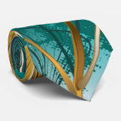 Tak met gouden bladeren Ginko Biloba Stropdas (Opgerold)