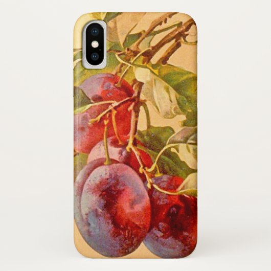  Tak met Plums Case-Mate iPhone Case (Achterkant)