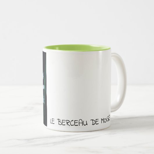 Tak Tweekleurige Koffiemok (Voorkant rechts)