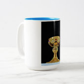 Tak Tweekleurige Koffiemok (Voorkant links)