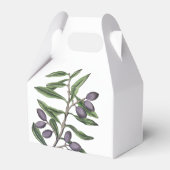 tak van de olijfboom | Groen Paarse Bedankdoosjes (Achterkant)