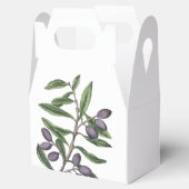 tak van de olijfboom | Groen Paarse Bedankdoosjes (Geopend)