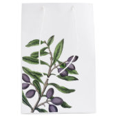 tak van de olijfboom | Groen Paarse Medium Cadeauzakje (Voorkant)