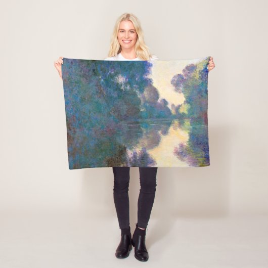 Tak van de Seine bij Giverny, Monet Fleece Deken (In situ)