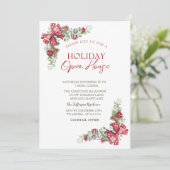 Tak van een pijnboom, Bal, Kerstlint Open Huis Kaart (Staand voorkant)