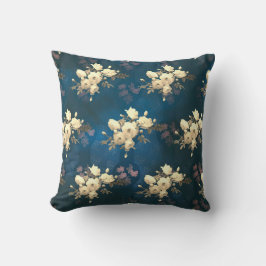 Tak van het Witte patroon van Rozen Kussen