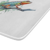 Tak van kleuren: Chameleon Art Snijplank (Hoek)