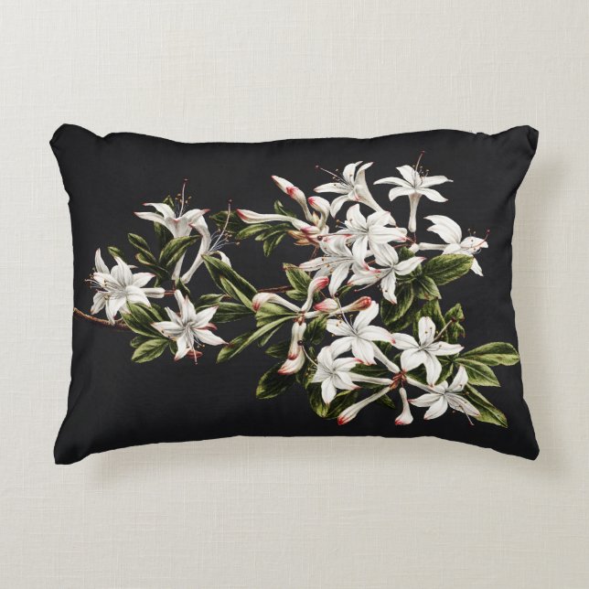  tak van White Azaleas in Bloom Accent Kussen (Voorkant)