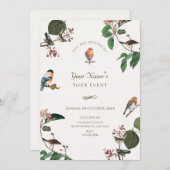 Tak verlaat vogel kaart (Voorkant / Achterkant)