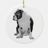 Tak vriend, zachte ogen keramisch ornament (Achterkant)