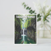 Takachiho Gorge Japan Travel Briefkaart (Staand voorkant)