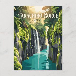 Takachiho-kloof Japan Briefkaart