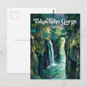 Takachiho-kloof Japan Briefkaart (Voorkant / Achterkant)