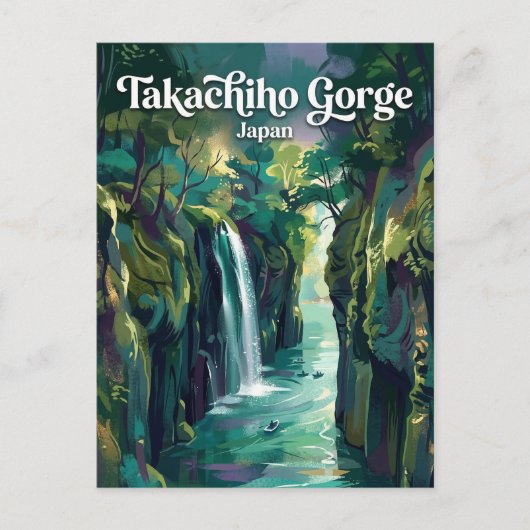 Takachiho-kloof Japan Briefkaart (Voorkant)