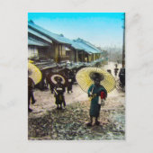 TAKAGI Glass Magic Lantern Slide School Children Briefkaart (Voorkant)