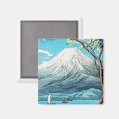 Takahashi - Mount Fuji uit het meer van Yamanaka Magneet (Voorkant / Achterkant)