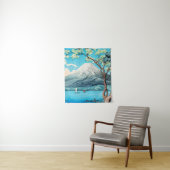 Takahashi - Mount Fuji uit het meer van Yamanaka Wandkleed (In situ)