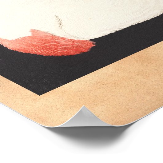 takahashi shotei tama nekko cat portret ukiyo-e poster (Hoek)