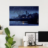 Takahashi - Starry Night, famous painting Poster (Thuiskantoor)