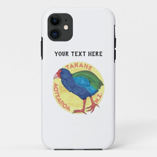 Takahe Aotearoa Nieuw-Zeeland Case-Mate iPhone Case (Achterkant)