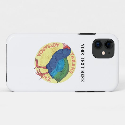 Takahe Aotearoa Nieuw-Zeeland Case-Mate iPhone Case (Achterkant (horizontaal))