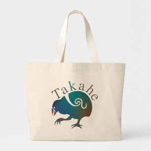 Takahe Flightless inheemse Nieuw-Zeelandse vogel Grote Tote Bag