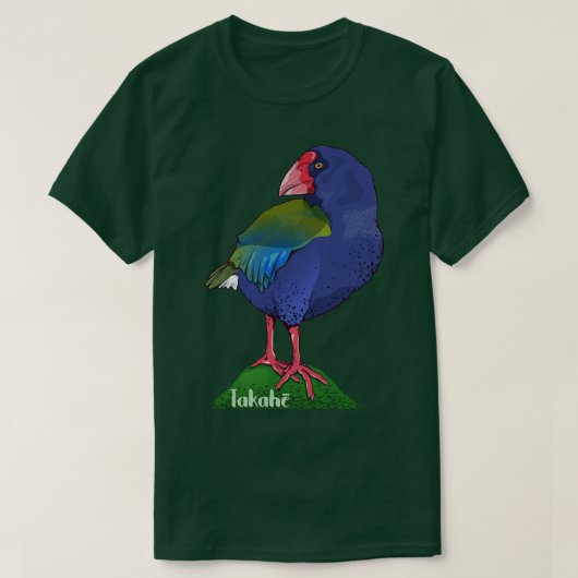 Takahe NZ Bird T-shirt (Design voorkant)