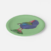 Takahe NZ Papieren Bordje (Gekanteld)
