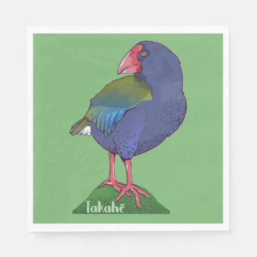 Takahe NZ Servet (Voorkant)