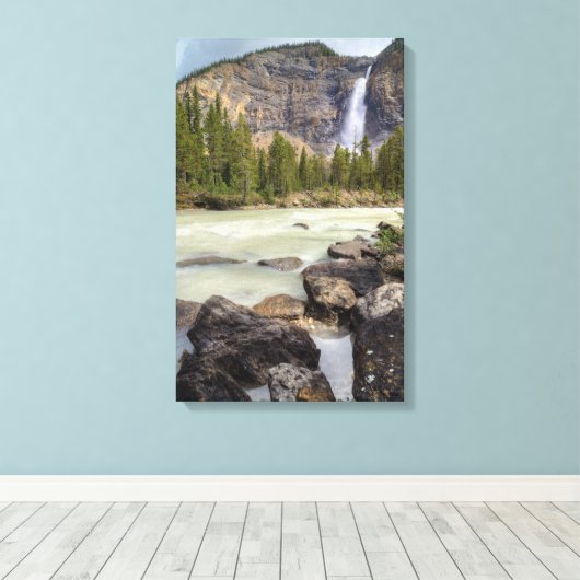 Takakkaw-Herfsten Canvas Afdruk (Insitu (Houten vloer))