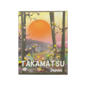 Takamatsu Japan reisposter Notitieblok (Linkerzijde)