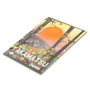 Takamatsu Japan reisposter Notitieblok