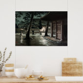 Takanawa Sengakuji Temple van Tsuchiya Koitsu Poster (Keuken)