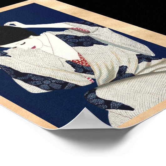 Takasawa Keiichi Hair classic japanese dame Poster (Hoek)