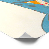 Takasawa Keiichi-tender japanese vrouwelijke portr Poster (Hoek)