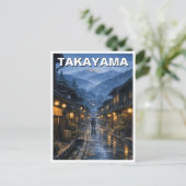 Takayama Japan Reis Briefkaart (Staand voorkant)