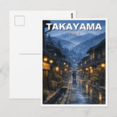 Takayama Japan Reis Briefkaart (Voorkant / Achterkant)
