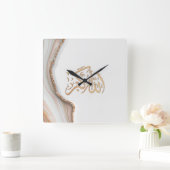 Takbir Allahu Akbar in arabic calligraphy thikr C Vierkante Klok (Huis)