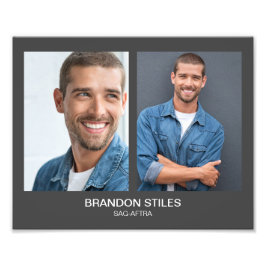 Take 2 Acting Headshot 8x10 Dubbele Foto Afdruk