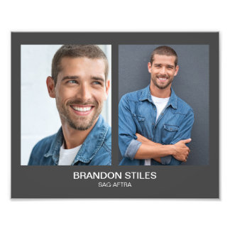 Take 2 Acting Headshot 8x10 Dubbele Foto Afdruk