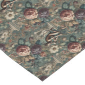 Take a Bow – Gothic Floral Design Korte Tafelloper (Hoek)