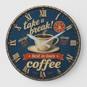 Take a Break Coffee Grote Klok (Voorkant)