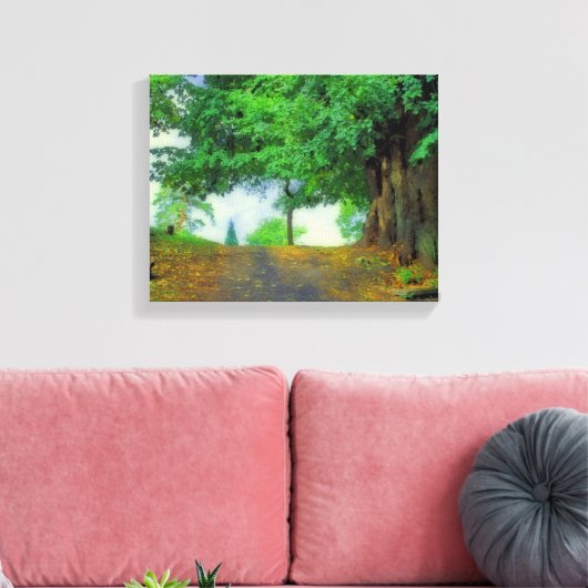 Take a deep breath! Enchanting landscape Canvas Afdruk (Insitu (Woonkamer))