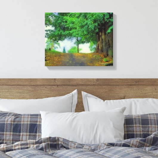 Take a deep breath! Enchanting landscape Canvas Afdruk (Insitu (Slaapkamer))
