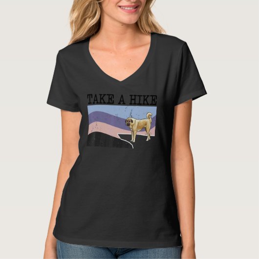 Take A Hike Anatolian Shepherd Dog  Graphic Hiking T-shirt (Voorkant)