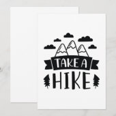Take A Hike Bedankkaart (Voorkant / Achterkant)