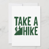 Take A Hike Bedankkaart (Voorkant)